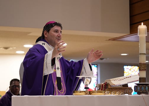 Archbishop Leo at St. Patrick Parish in Markham Archbishop Leo at St. Patrick Parish in Markham