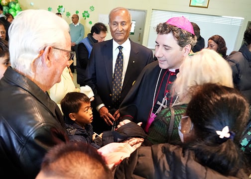 Archbishop Leo at St. Patrick Parish in Markham Archbishop Leo at St. Patrick Parish in Markham