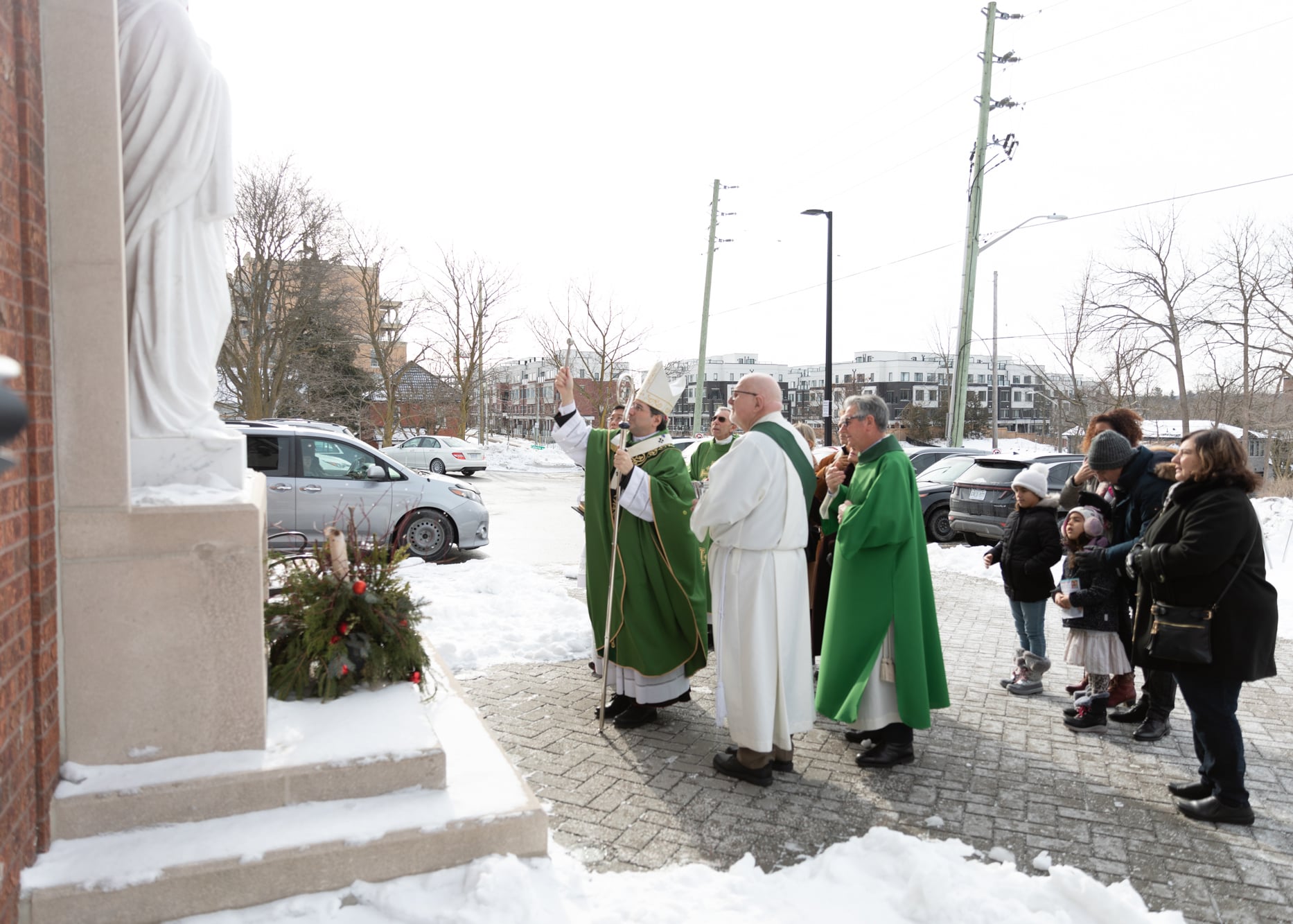 Archbishop Leo Visits Our Lady of Grace Parish