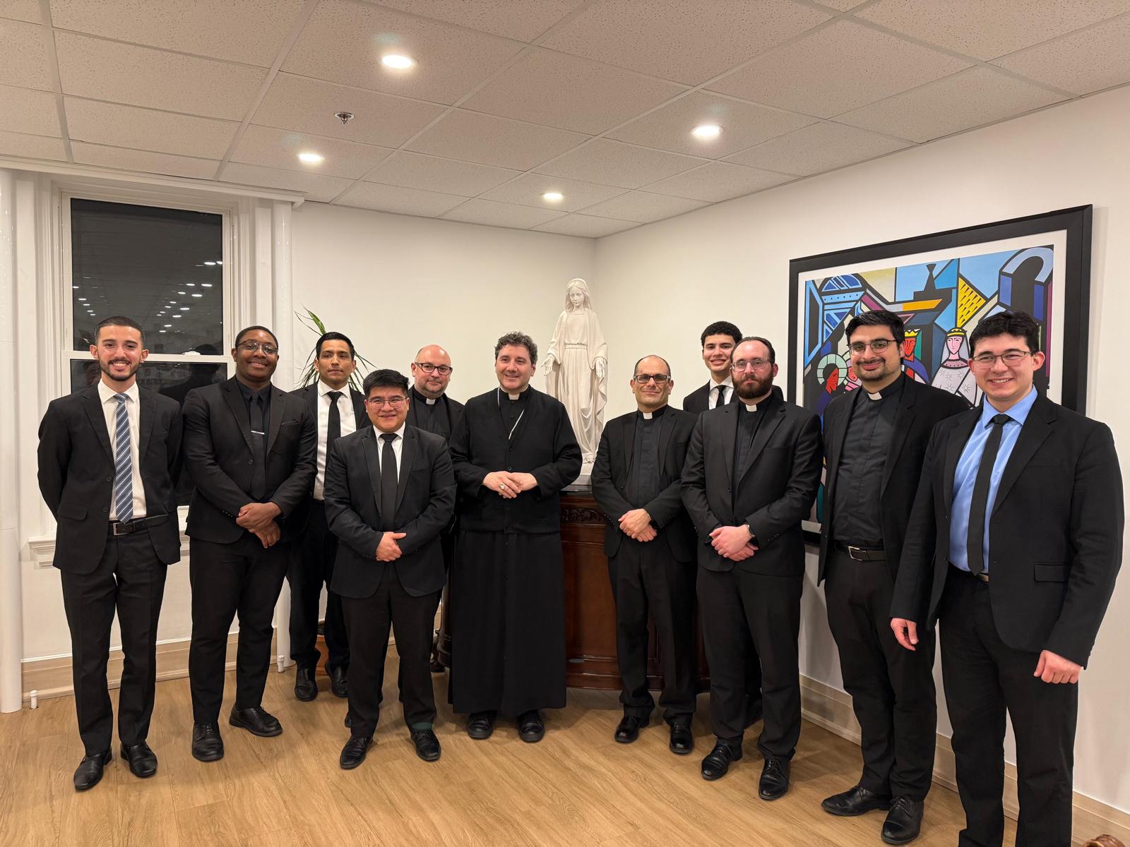 Cardinal Leo Visits Redemptoris Mater Missionary Seminary