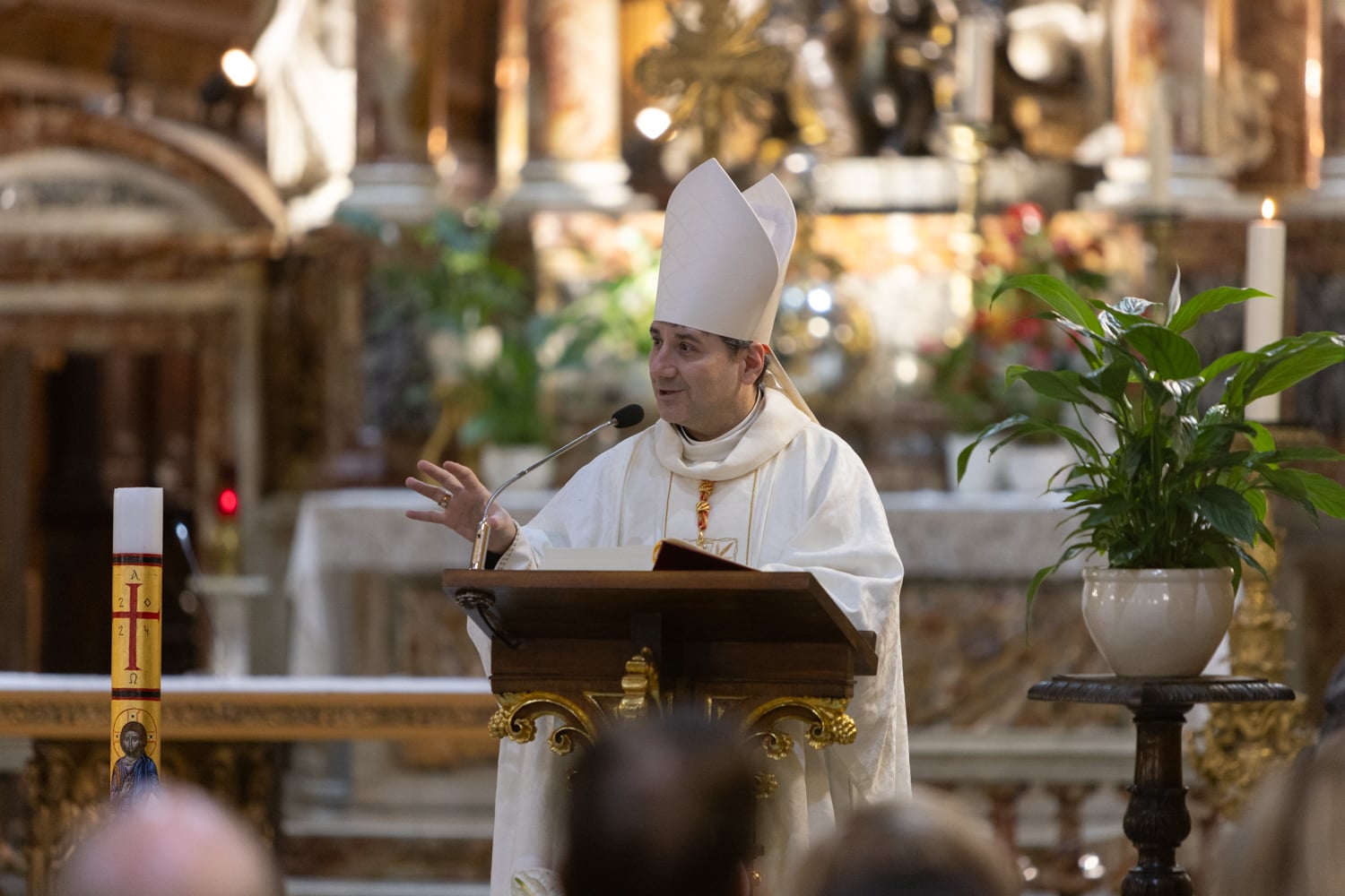Frank Cardinal Leo's First Mass as Cardinal