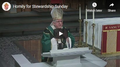 Homily for stewardship sunday 2020 Homily for stewardship Sunday 2020